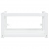 Wall-mounted Bathroom Washbasin Frame White 59x38x31 cm Iron