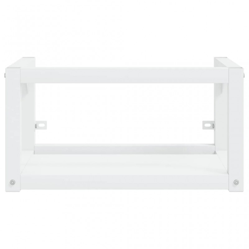 Wall-mounted Bathroom Washbasin Frame White 59x38x31 cm Iron Wall-mounted Bathroom Washbasin Frame White 59x38x31 cm Iron