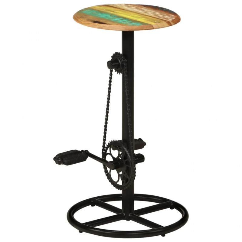 Bar Chairs 2 pcs Solid Reclaimed Wood Bar Chairs 2 pcs Solid Reclaimed Wood