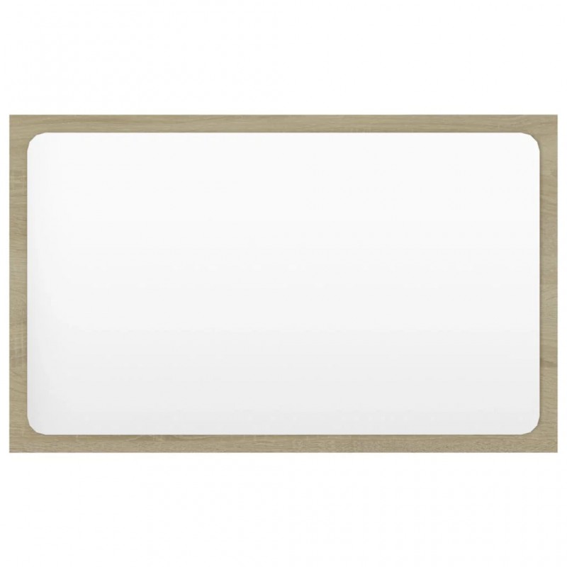 2 Piece Bathroom Furniture Set White and Sonoma Oak Engineered Wood 2 Piece Bathroom Furniture Set White and Sonoma Oak Engineered Wood