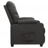 Recliner Chair Dark Grey Fabric