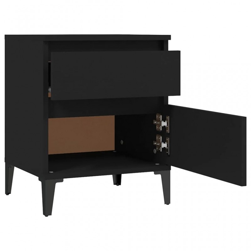 Bedside Cabinet Black 40x35x50 cm Bedside Cabinet Black 40x35x50 cm
