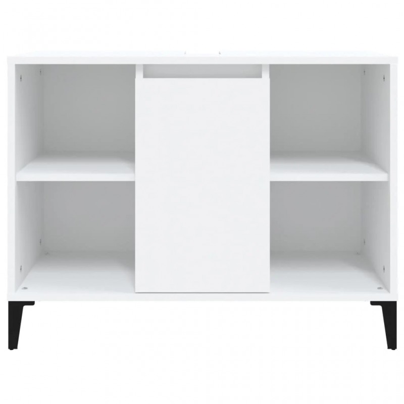 Sink Cabinet White 80x33x60 cm Engineered Wood Sink Cabinet White 80x33x60 cm Engineered Wood