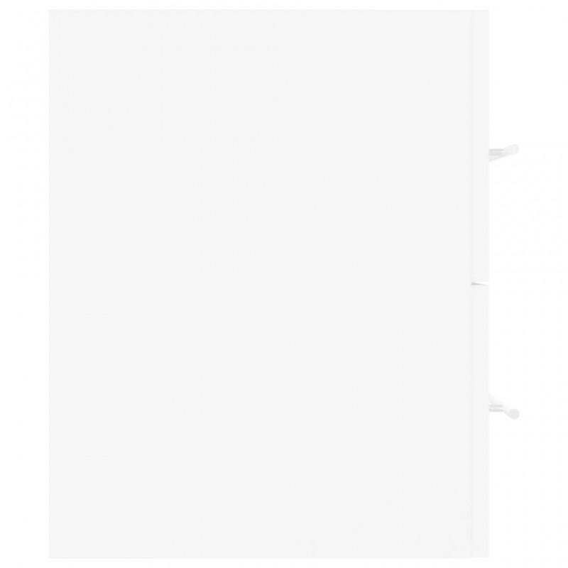 2 Piece Bathroom Furniture Set White Engineered Wood 2 Piece Bathroom Furniture Set White Engineered Wood